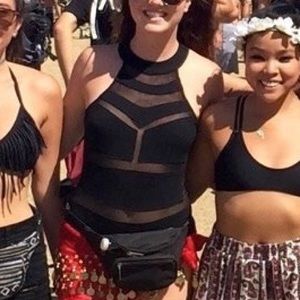 Black, Sheer Body Suit